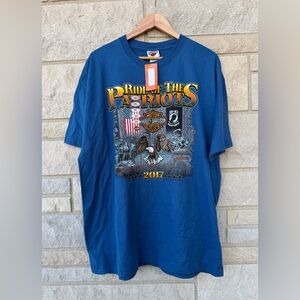 NWT Harley Davidson Ride of the Patriots 2017 Fairfax VA Memorial Day 2X Blue